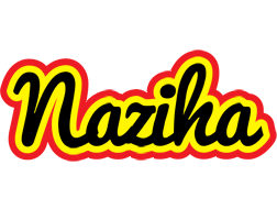 Naziha flaming logo