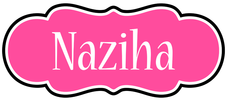Naziha invitation logo