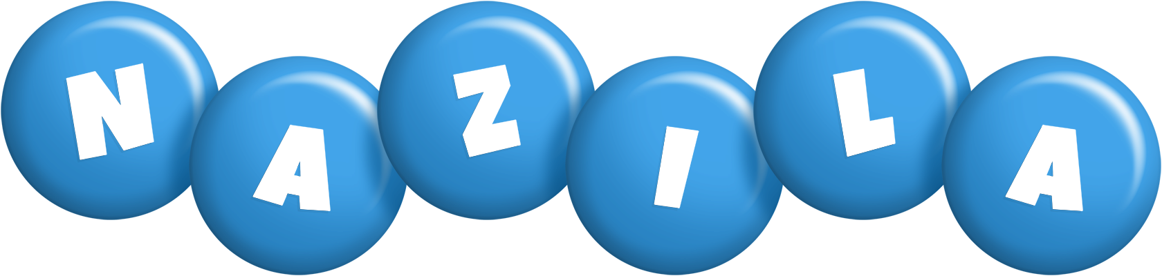 Nazila candy-blue logo