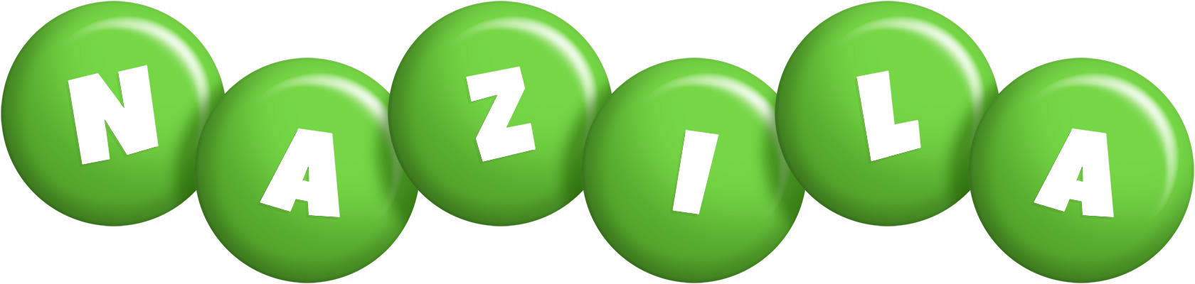 Nazila candy-green logo