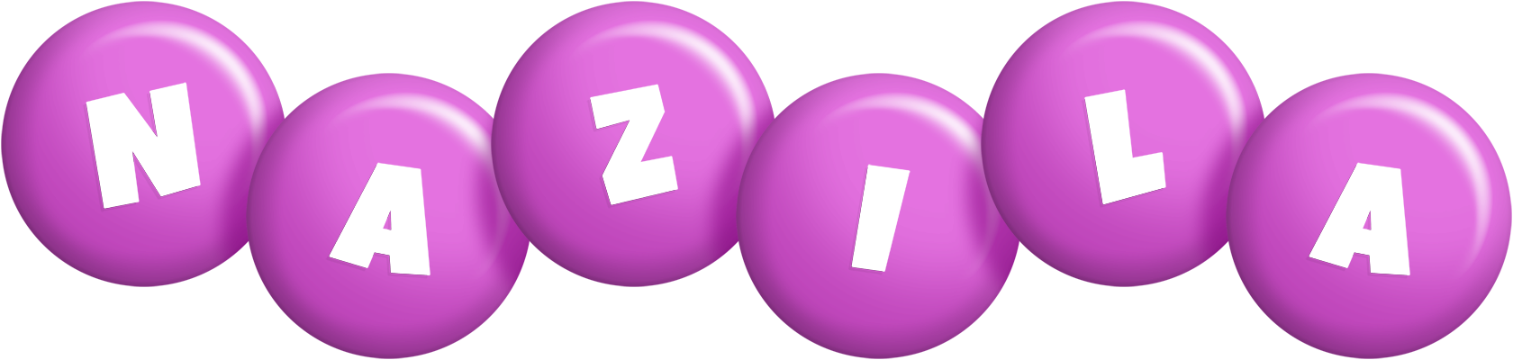 Nazila candy-purple logo