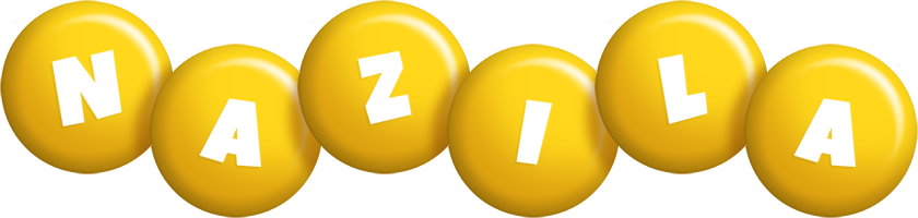 Nazila candy-yellow logo