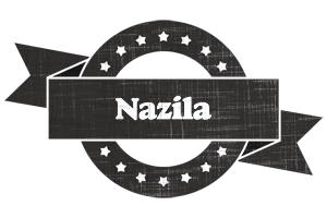 Nazila grunge logo