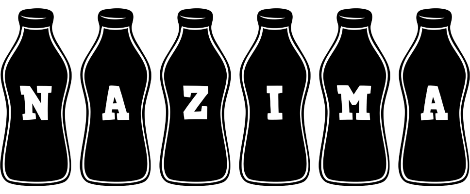 Nazima bottle logo