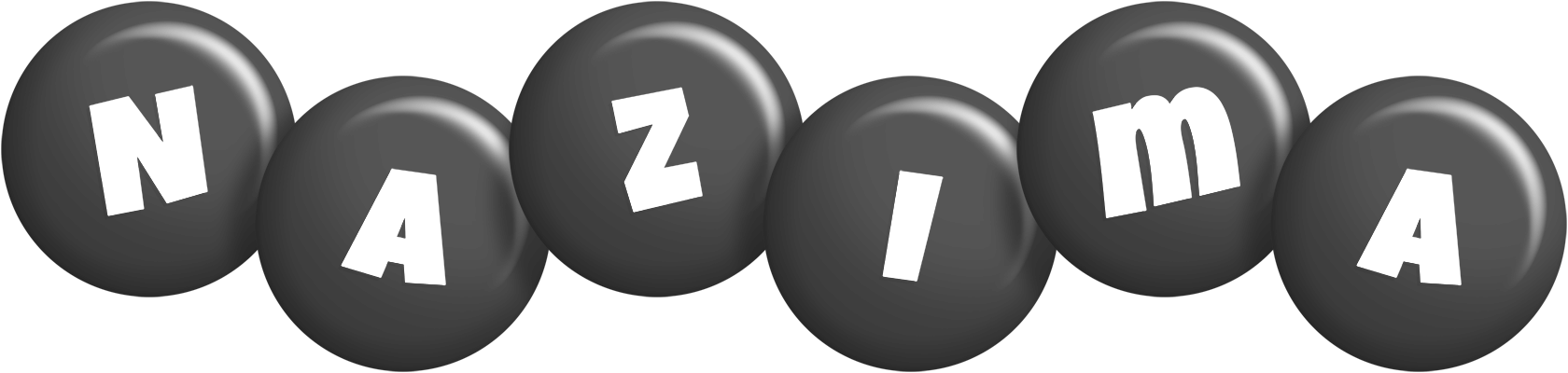 Nazima candy-black logo