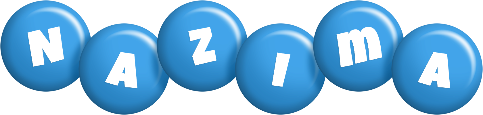 Nazima candy-blue logo