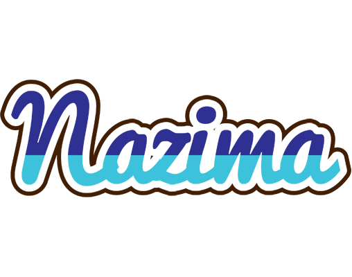 Nazima raining logo