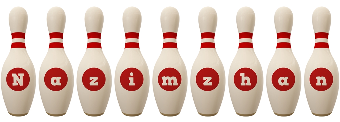 Nazimzhan bowling-pin logo