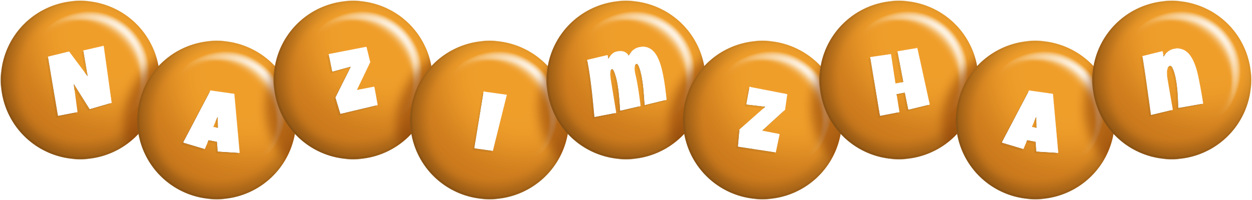 Nazimzhan candy-orange logo