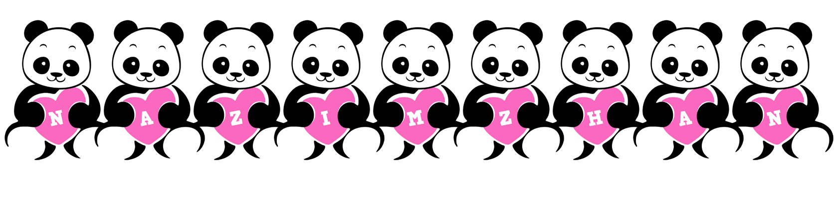 Nazimzhan love-panda logo