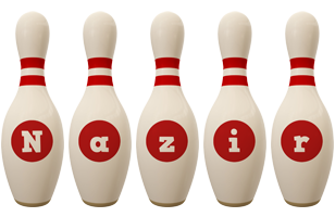 Nazir bowling-pin logo