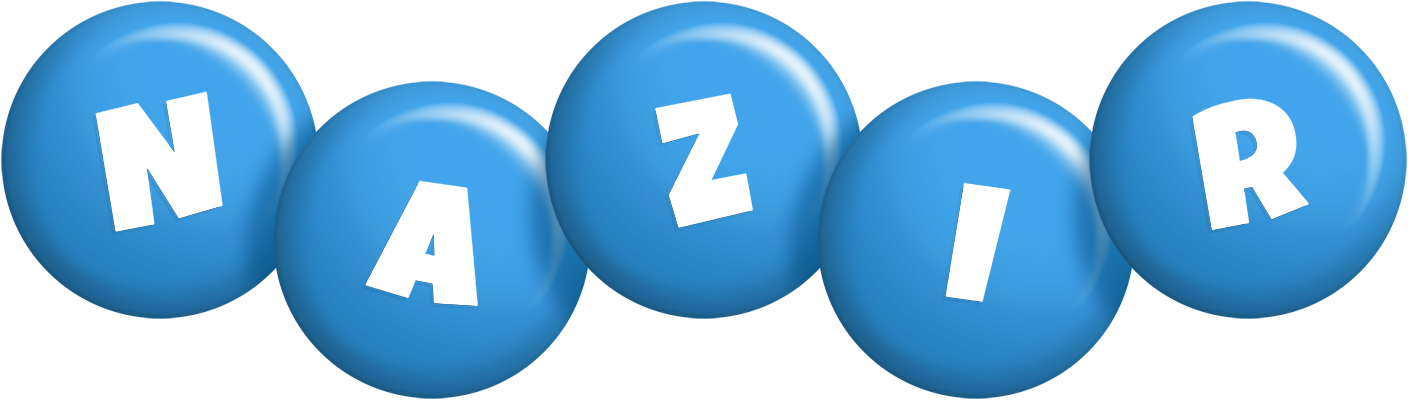 Nazir candy-blue logo