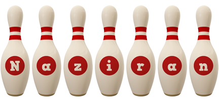 Naziran bowling-pin logo