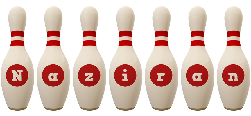 Naziran bowling-pin logo