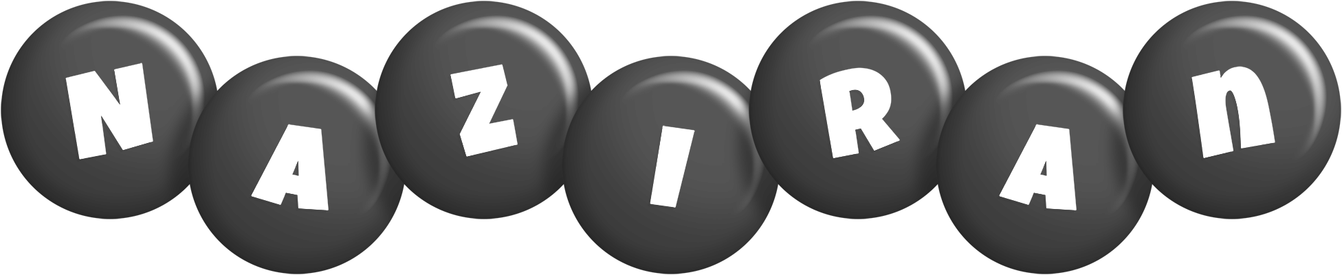 Naziran candy-black logo
