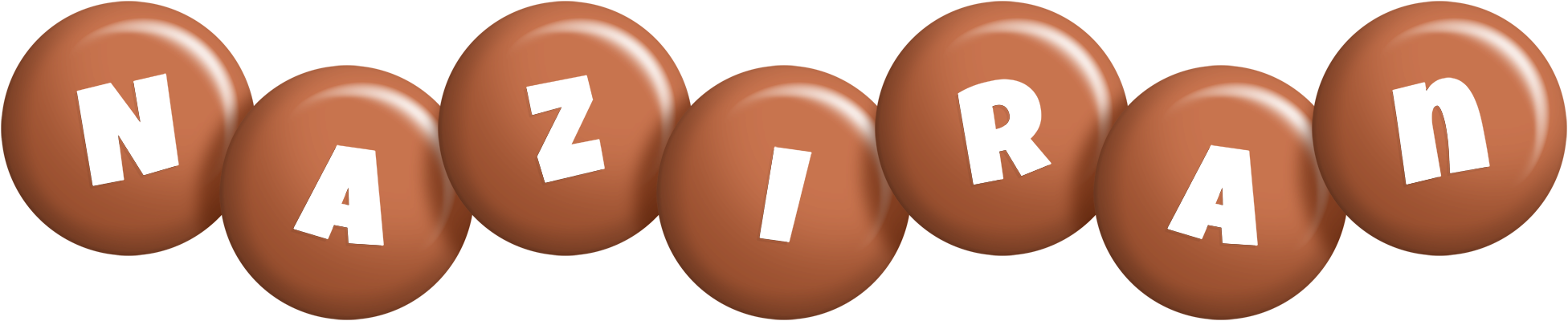 Naziran candy-brown logo