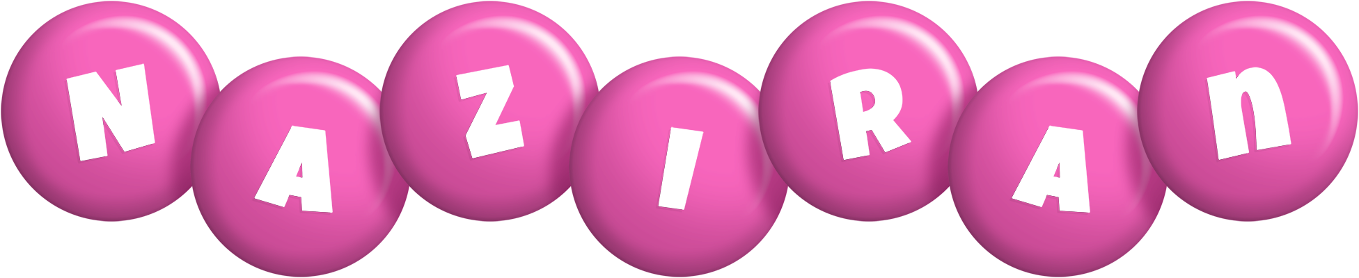 Naziran candy-pink logo