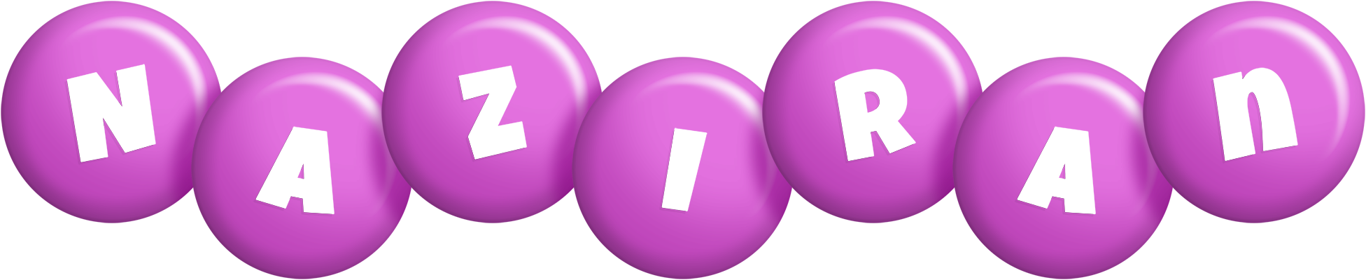 Naziran candy-purple logo
