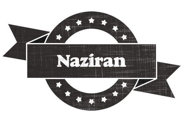 Naziran grunge logo