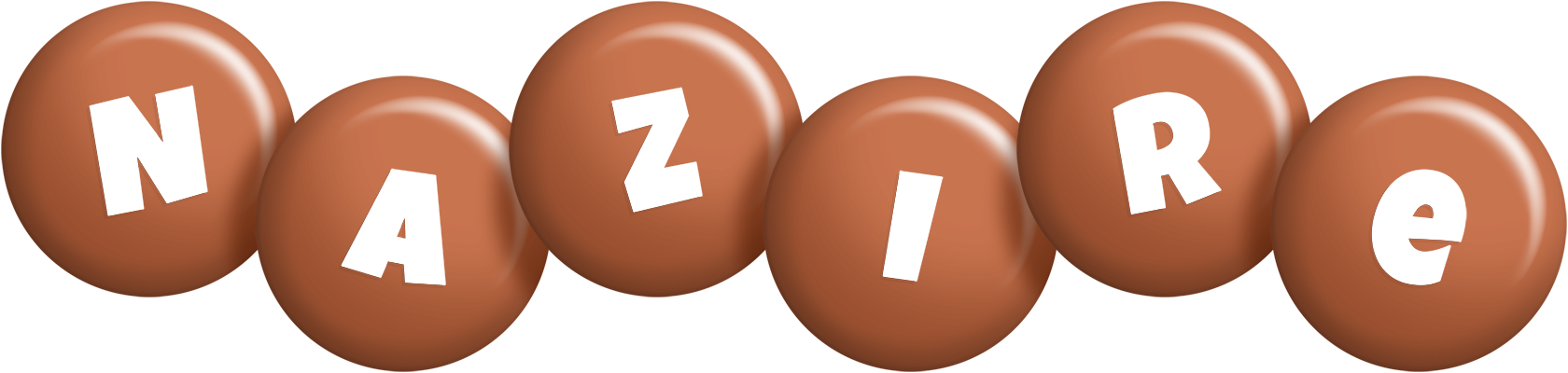Nazire candy-brown logo