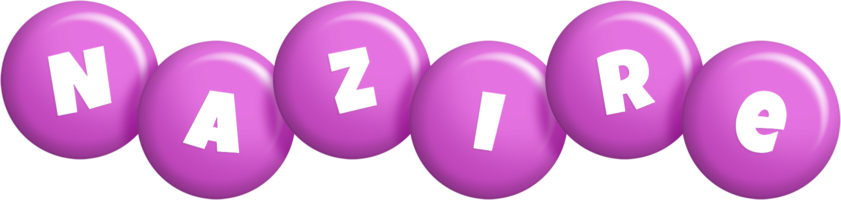 Nazire candy-purple logo