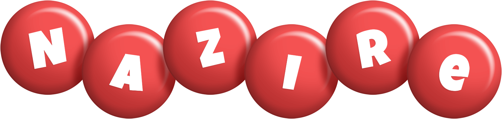 Nazire candy-red logo