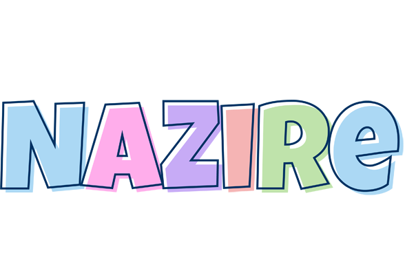 Nazire pastel logo