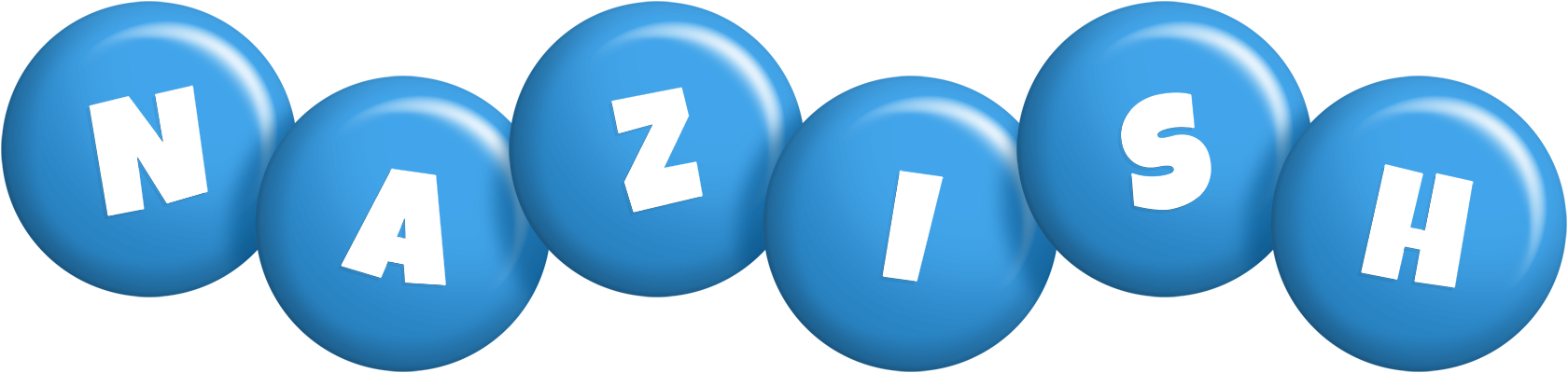 Nazish candy-blue logo