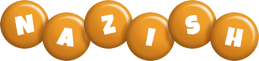 Nazish candy-orange logo