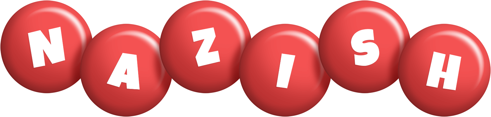 Nazish candy-red logo