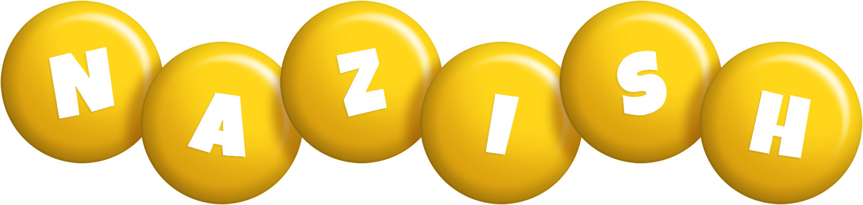 Nazish candy-yellow logo