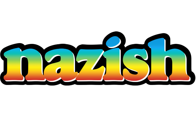 Nazish color logo