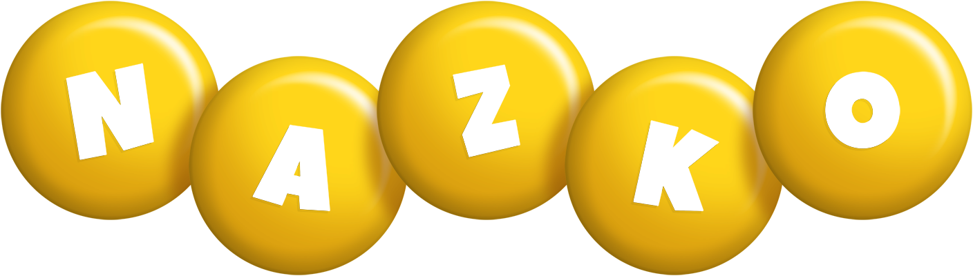 Nazko candy-yellow logo