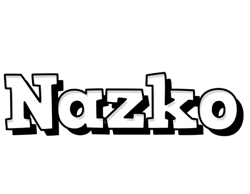 Nazko snowing logo