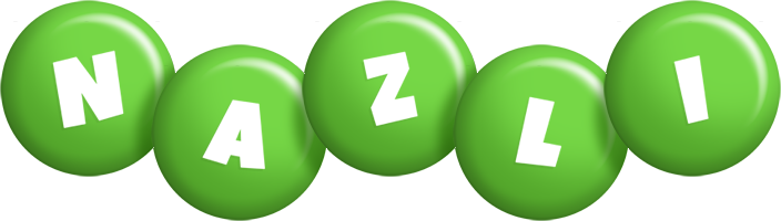 Nazli candy-green logo