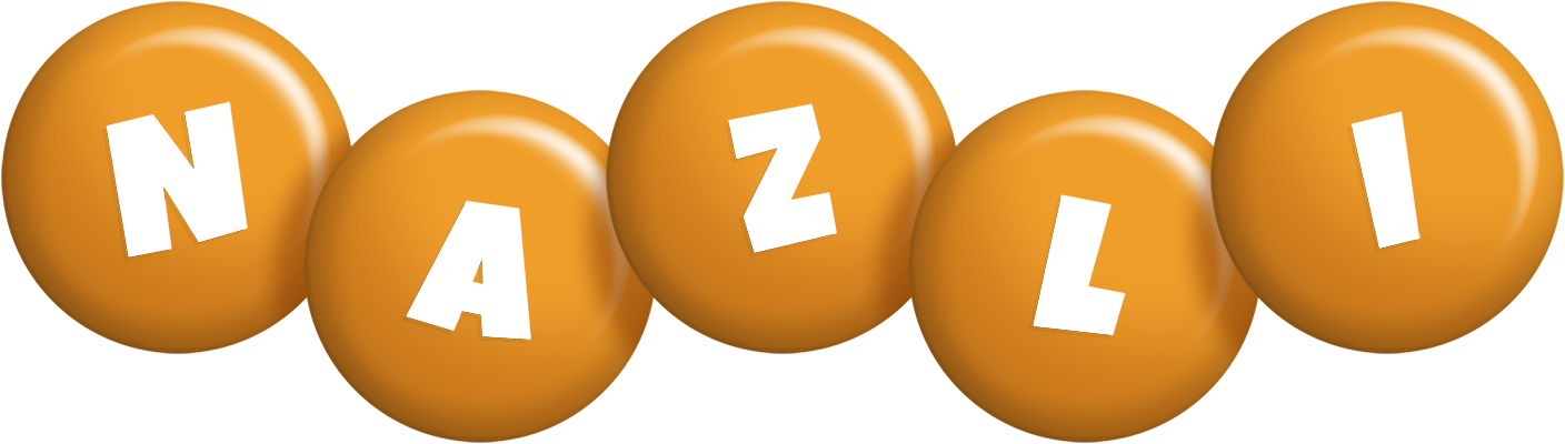 Nazli candy-orange logo