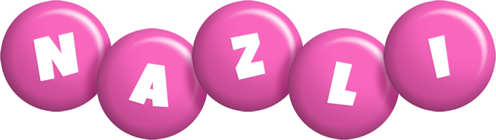 Nazli candy-pink logo