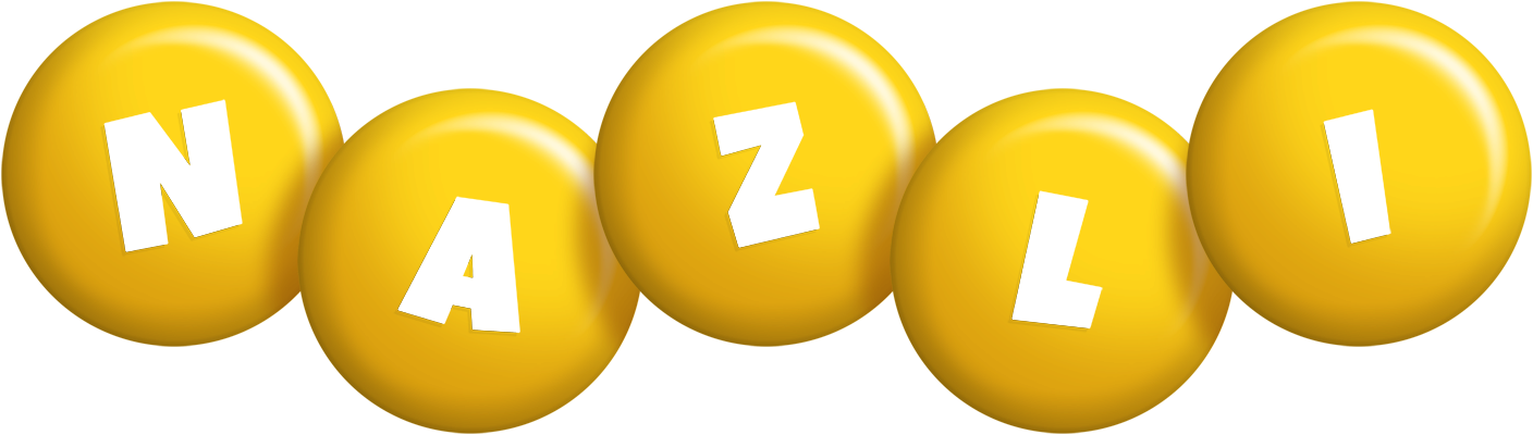 Nazli candy-yellow logo