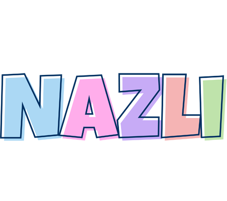 Nazli pastel logo