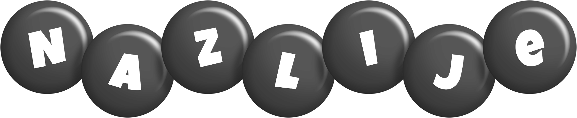 Nazlije candy-black logo
