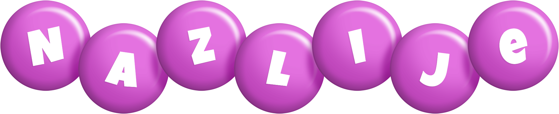 Nazlije candy-purple logo