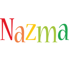 Nazma birthday logo