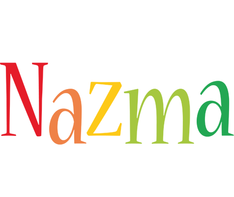 Nazma birthday logo