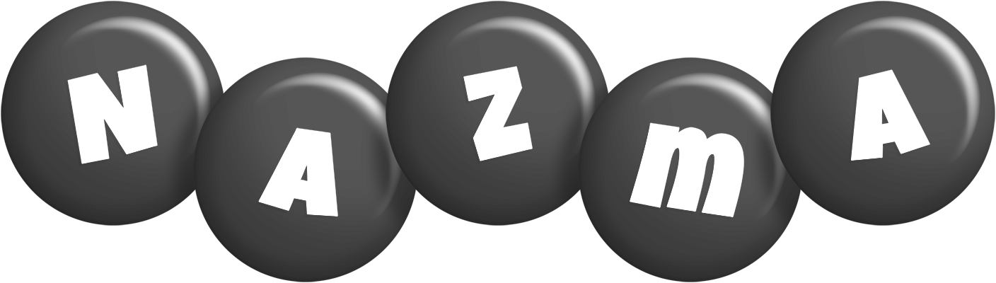 Nazma candy-black logo