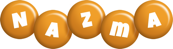 Nazma candy-orange logo