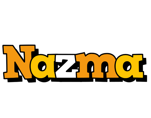 Nazma cartoon logo