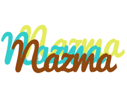 Nazma cupcake logo