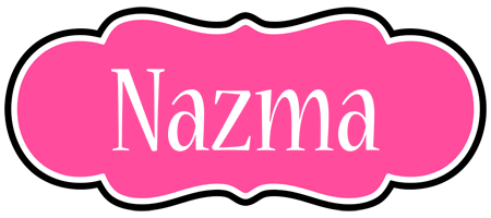 Nazma invitation logo