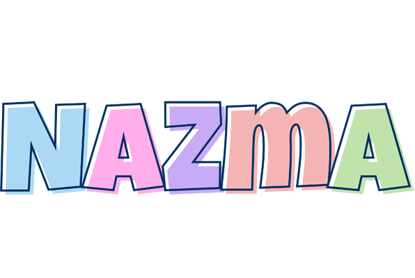 Nazma pastel logo