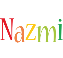 Nazmi birthday logo